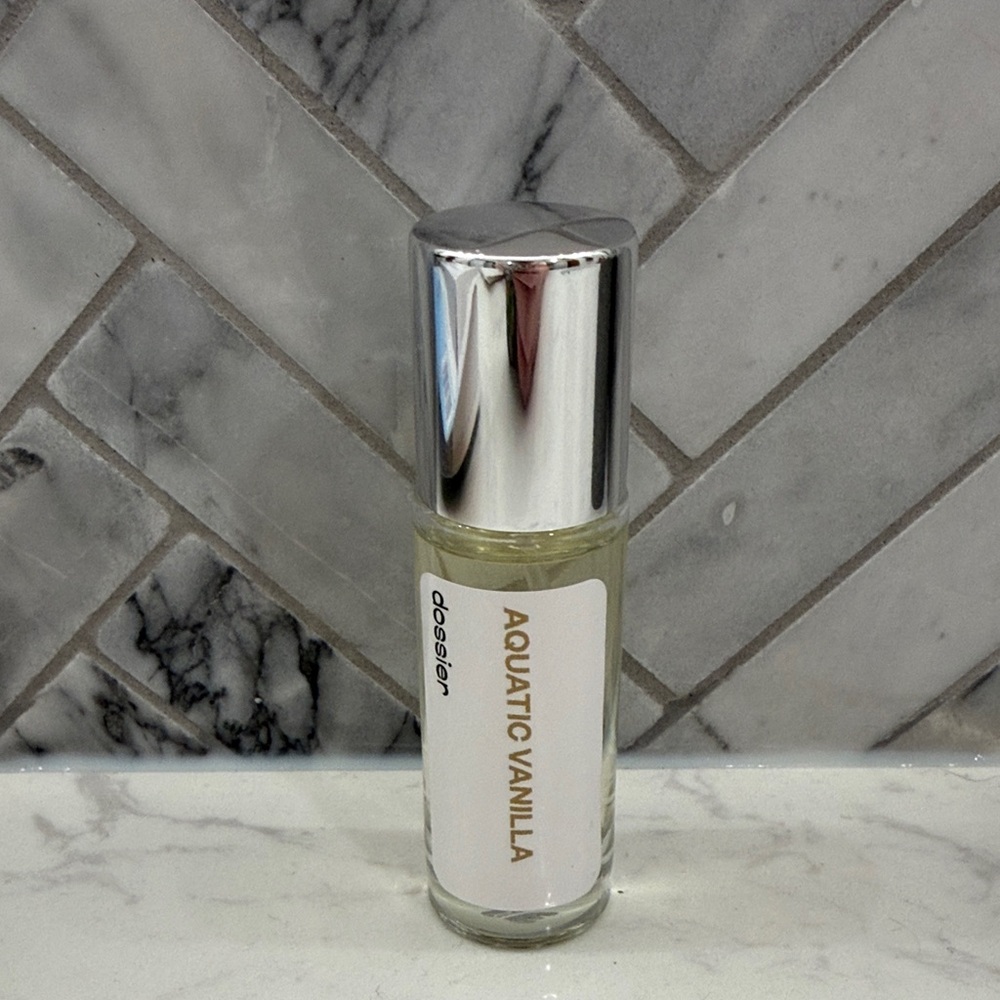 Dossier Aquatic Vanilla Perfume - Silver Cap
